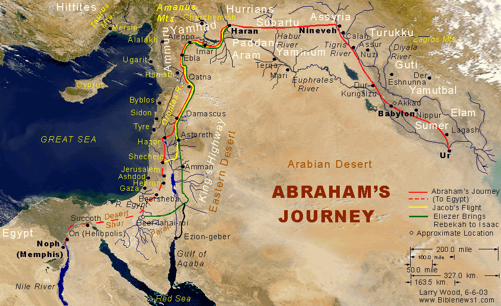 Jonah Bible Map